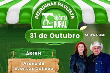 2º FEIRA DO PRODUTOR RURAL DE PEDRINHAS PAULISTA.