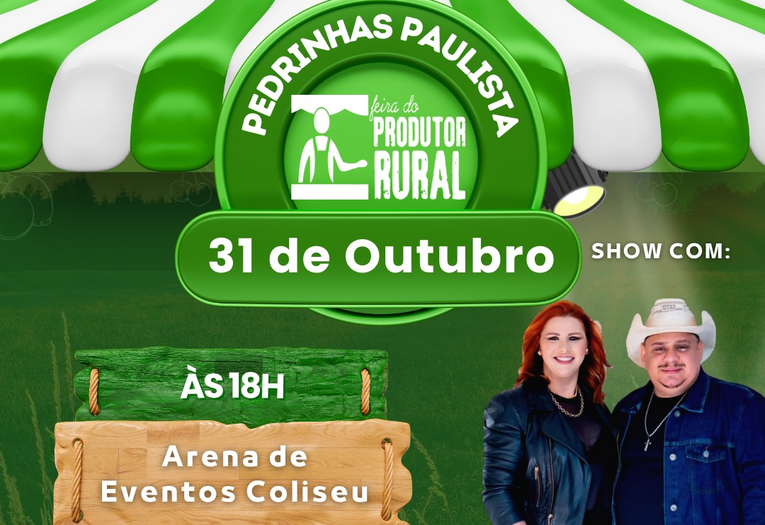 2º FEIRA DO PRODUTOR RURAL DE PEDRINHAS PAULISTA.