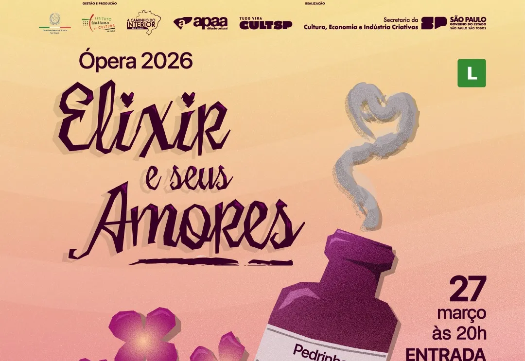 PEDRINHAS PAULISTA RECEBE O ESPETÁCULO: ÓPERA “ELIXIR E SEUS AMORES”