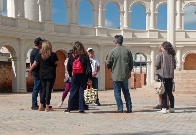 Visitantes no feriado de 1º de Maio